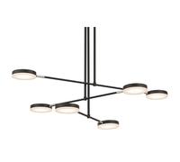 Maytoni Lampadario a LED piccola in metallo e diffusori dal design moderno Fad N