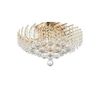 Maytoni Lampadario classico con pendenti in cristallo e struttura in metallo Kar