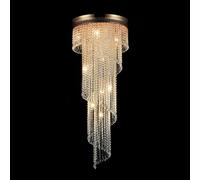 Maytoni Lampadario classico in metallo e pendenti in cristallo Cascade versione