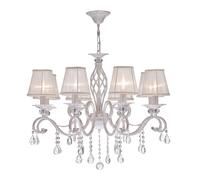 Maytoni Lampadario con pendenti in cristallo a otto braccia in stile classico Gr