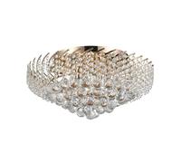Maytoni Lampadario con pendenti in cristallo e struttura in metallo in stile cla