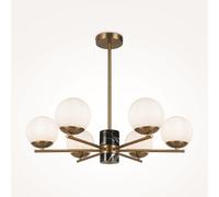 Maytoni Lampadario con struttura in metallo e marmo dal design moderno Marmo Ott