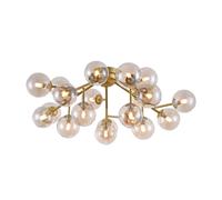 Maytoni Lampadario da soffitto dalle linee moderne con bocce in vetro soffiato D