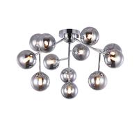 Maytoni Lampadario da soffitto piccolo con bocce in vetro soffiato dalle linee m