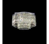 Plafoniera Contemporanea Dune Metallo Cromo 6 Luci [EEK: A++]