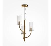 Maytoni Lampadario dal design elegante in metallo con diffusori in vetro Arco Ot [EEK: A]