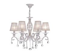 Maytoni Lampadario in stile classico con pendenti in cristallo a sei braccia Gra