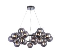 Maytoni Lampadario moderno a grappolo in metallo con diffusori a boccia in vetro