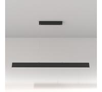Maytoni Lampadario moderno con diffusore LED lineare Step Nero 30W Lumen 2400 30