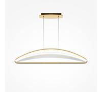 Maytoni Lampadario moderno in alluminio con diffusore lineare a LED Breeze Otto
