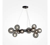 Maytoni Lampadario moderno in metallo con diffusori a boccia in vetro Dallas Ne
