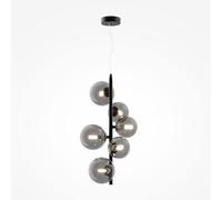 Maytoni Lampadario moderno in metallo con diffusori a grappolo in vetro a boccia