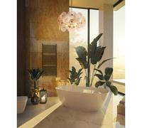 Maytoni Lampadario piccolo moderno con struttura dorata e diffusori in vetro Ast