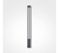Maytoni Lampione per giardini ed esterno con diffusore a LED Elbe Grafite 20W Lu