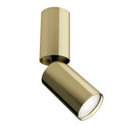MAYTONI Moderna Lampada da soffitto Spot, Faretto Orientabile a 360 gradi, Bronzo, Design basic, Alluminio, per 1 lampadina GU10, 10W non incl.