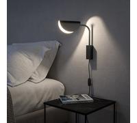 Maytoni Applique da parete con diffusore singolo in metallo dal design moderno M