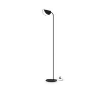 Maytoni Mollis Lampada da terra moderna nera, paralume in acrilico