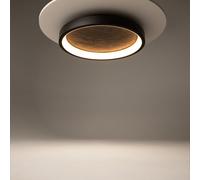 Maytoni Lampada da soffitto piccola rotonda in metallo con diffusore a led Orign