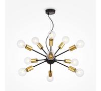 Maytoni Sospensione in stile moderno con struttura in metallo e 12 lampadine Jac