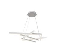 Maytoni Sospensione moderna a led per salotto o ufficio Line Bianco 75W Lumen 26 [EEK: G]