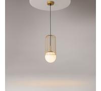 Sospensione Contemporanea Telford Media In Metallo Oro 1 Luce