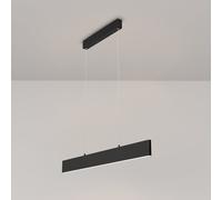 Lampadario A Sospensione Moderno Step Metallo Nero Luce Led Integrato 23W Calda [EEK: A++]