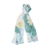 MayTree Sciarpa 'Seidenschal Lotus' verde Donna MayTree One Size