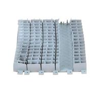 MAYTRONICS 6101656 | Spazzola combinata Corta in PVC Grigia per Robot Dolphin
