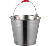 Mayuela - Secchio con Manico in Metallo - Secchio per Cenere Camino, Acqua, Giardino, Multifunzione - Bidone en Metallo - Bidone per Cenere Camino, Acqua, Giardino - Bucket - 4 Litri