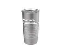Mayuka Dichiarazione Nutrizionale Nome Divertente Bicchiere termico in acciaio inox doppia parete