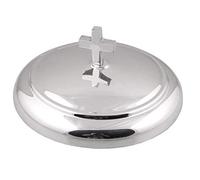 Mayur Exports Stainless Steel Premium Communion Bread Plate Cover for Churches Communion Supplies (Silver Mirror)