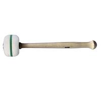 Maza bombo, fieltro compacto, Ø 6.8 cm, banda verde Longitud: 350 mm