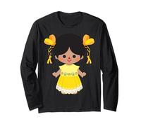 Mazahua Traditional Mexican Lele Doll Adelita Mexicana Otomi Maglia a Manica