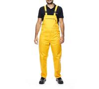 MAZALAT work wear Salopette da Lavoro Uomo, Taglie Grandi S-3XL, Made in EU, Colori Diversi, Tuta da Lavoro Uomo Qualità, Giallo, M