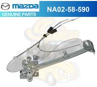 MAZDA 1990-97 MIATA REGOLATORE ALZACRISTALLI ELETTRICO DESTRO PASSEGGERO NA02...
