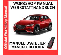MAZDA CX-3 2019 2022 SERVIZIO MANUALE OFFICINA USB RIPARAZIONE PDF INGLESE