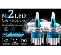 Mazda MX-3 1991 + 2x H4 Kit Fari LED Pallottola Lampadine Low / Abbaglianti