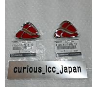 Mazda OEM Anfini RX-7 FD3S ROSSO Emblema Anteriore e Posteriore Set OEM Back ...
