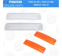 MAZDA Originale Turn Signal Light Clear Lens & Side Marker Set FC3S RX-7 89-92
