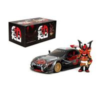 Mazda RX-7 1992 Con Figura Saru 1:24 Scale Lab Monkeys Jada 35668