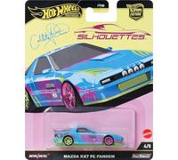 Hot Wheels Cultura auto premium Auto giocattolo da collezione 1:64 Scala Die-Cast Mazda Rx7 FC Pandem Silhouettes Veicolo con pneumatici reali per ci