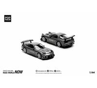 Mazda RX7 Re-Amemiya Gun Metal Scala 1:64 Pop Race PR640255