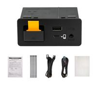 Mazda Type-C Carplay e kit di aggiornamento Android Auto, hub multimediale OEM TK78-66-9U0C per sistema MZD CONNECT, per Mazda 3/6/CX3/CX5/CX9/MX5 2014-2020 (supporto ricarica rapida tipo c)