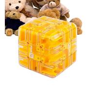 Maze - 3.35x3.35x3.35in Wooden Labyrinth Board Game, Classic Tilt Marble Challenge, Toy Cube During Interactive Educational Toy | di coordinazione per gli occhi per bambini per ad