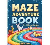 Maze Adventure Book for Kids and Toddlers: 40+ Fun Mazes with Easy and Medium Difficulty Levels - Perfect Brain-Boosting Activity for Children Ages 3-8