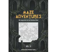 Maze Adventures - VOL 2: 96 Challenging Mazes for Kids and Adults - A Fun Puzzle & Activity Book