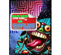 Maze and coloring book.: Funny insects to color. Hard level mazes . Circular mazes.