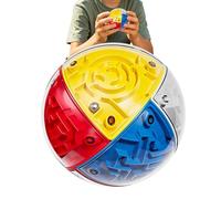 Maze Ball Puzzle Sphere | ABS 8.3cm 3D Rolling Marble Labyrinth Brain Teaser Logic Training Educational Stress Relief Toy For Kids Teens Adults Parent-Child Interactive Game Travel Party Gift