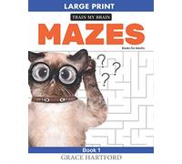 Maze Books for Adults Large Print: (Book 1)
