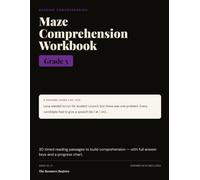 Maze Comprehension Workbook, Grade 5: 30 Timed Reading-Comprehension Passages with Answer Keys | Reading Fluency & Benchmark Practice for 5th Grade